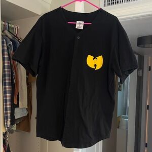 Black Men’s Shirt with Wutang Logo